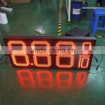 high brightness waterproof outdoor gas station led display board