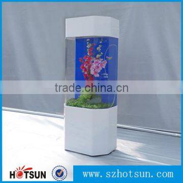 Acrylic Cylindrical Aquarium, columniform fish tank, acrylic fish tank