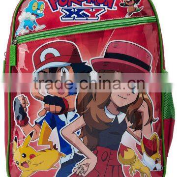 Pokemon Boy's Pikachu 14 Inch Pokemon Backpack,Red,YX-PO-02