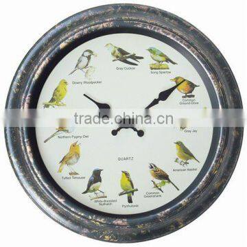 Bird Singing Musical Clock