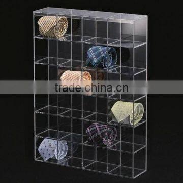 Acrylic tie display stand