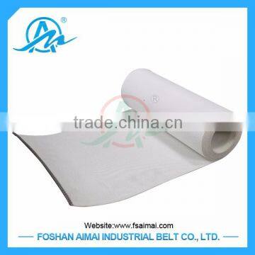 white diamond top pvc food conveyor belt