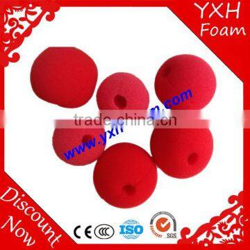 cosplay eco-friendly hot sale cheapest polyfoam clown nose for Halloween Masquerade Ball