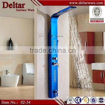 led shower panel blue color panel china product, shower stone wall panel, bamboo shower panel