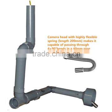 Underground Tube Snake Camera For Sanitary Sewer Pipe Inspection