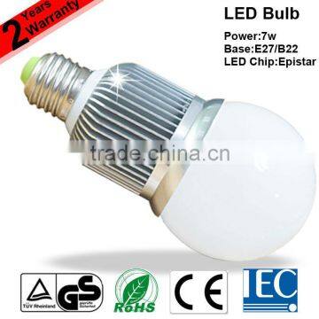 5W 7W TUV CE RoHS IEC Approved E27 Navigation LED Bulb