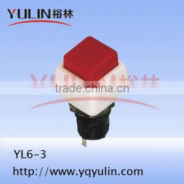 push button switch mini plastic on off YL6-3 dome