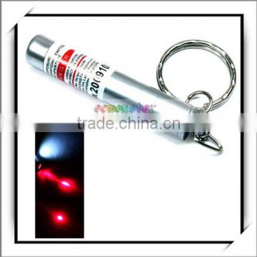 5mW 650nm 2 in 1 Red Laser LED Flashlight Light Torch