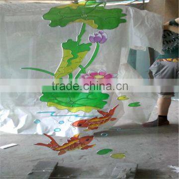 china  hot selling factory price design door glass