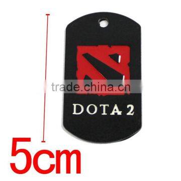 Newest Design Dota 2 Pendant Keychain Pendant Keychain Full Colors Dota Keychain for Men