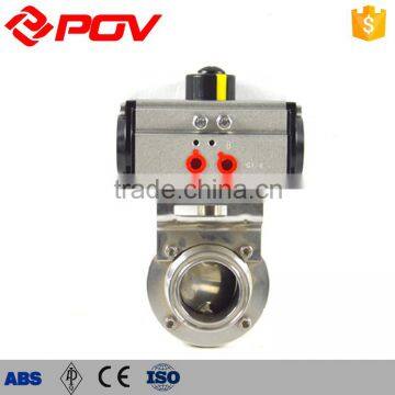 Ss304 Sanitary Vacuum Pneumatic Butterfly Valve photo-2