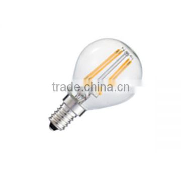 2014 newest E14 LED filament bulb 2W G45 filament LED bulb