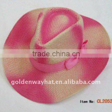 cheap plain wholesale straw cowboy hats