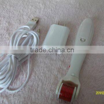 Skincare,beauty Vibarting Derma Roller Power Line LED Light Microneedle Derma Roller photo-5