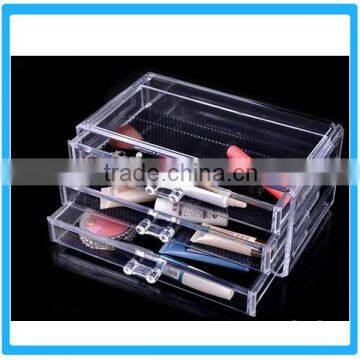 2016 Woman Makeup Case Makeup Case Professional Makeup Case With Drawer PMMA Make Up Cases