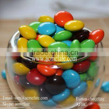 Korean colorful small sweet chocolate candy button confectionery