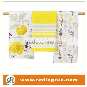 Promotional Cotton Custom Printed Tea Towel Kitchen Towel