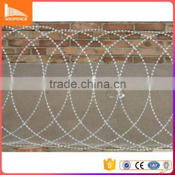 popular BTO 22 style concertina razor wire used for safety fencing from anping ASO