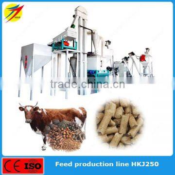 Complete goat, cattle, sheep feed pellet production line for sale