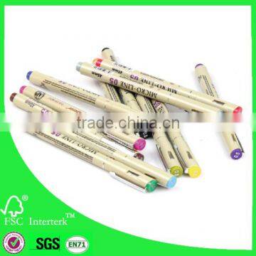 water base ink graphic drawing pen set of 12pcs