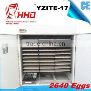 HHD Full automatic industrial love birds egg incubator CE approved YZITE-17