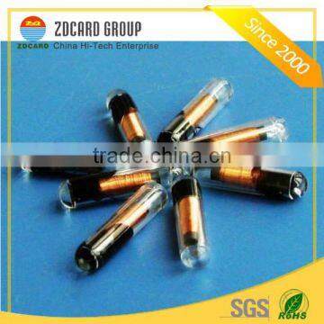 13.56Mhz Animal Glass Capsule RFID Tags For Animal Management