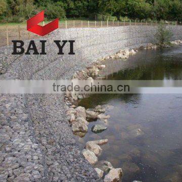 Stone Cage Gabion Fence for Bank of River