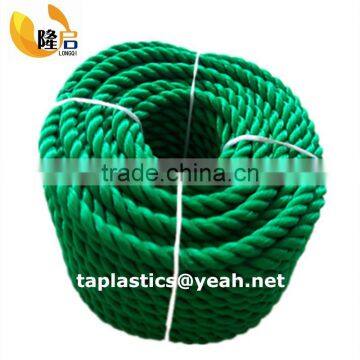 100% Blue 3 Strand Polypropylene Rope for Tug and Boat Ships Fishing photo-3