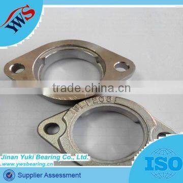 Rugged Cast Iron With 2 Slotted Bolt Holes Pillow Block Housing SLF203 photo-2