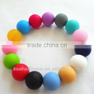 hot selling silicone elastic bead bracelet