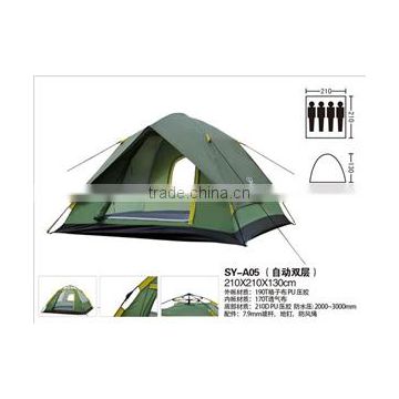 2016 New Four Person Use Folding Camping Outdoor Automatic Open Tent for Hiking