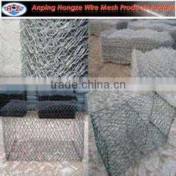 hexagonal galvanized gabion box used in river bank (Free Sample)