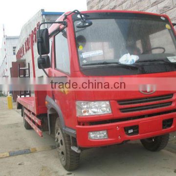 FAW 8-12t Flat Bed Truck,flat bed tow trucks for forklift transportation