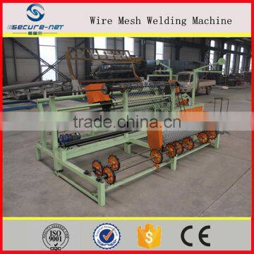 Automatic chain link fence machine