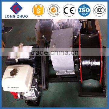 China 3 Ton Honda Gasoline Engine Powered Winch