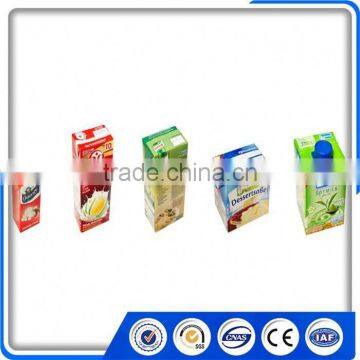 popular aseptic packaging bag paper milk carton