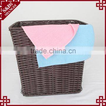 100% handmade pe rattan woven cloth laundry hamper baskets wholesale