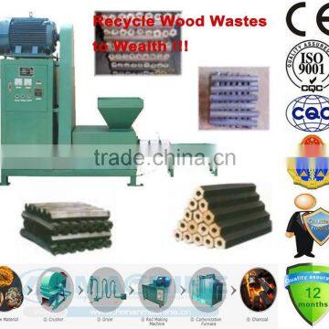 High Press Pressure Extruder Wood Sawdust Wood Chip Briquette Making Machine photo-4