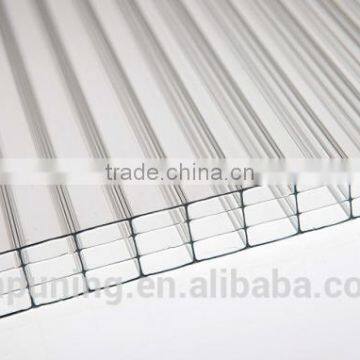 Polycarbonate Types of Roof Covering Sheets Muti-wall Structure 100% Bayer Material photo-2