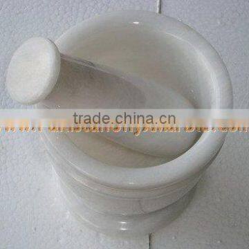 MARBLE MORTAR AND PESTLE HANDICRAFTS photo-6