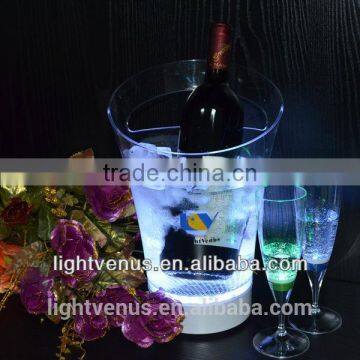 bar decoration colorful led wine cooler