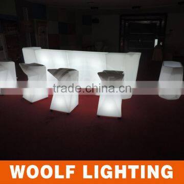 2014 Hot !!! Color Changing Rechargeable Outdoor Waterproof Led Bar Table photo-5