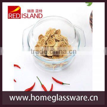 3.5L Transparent Tempered Glass Bowl Set ,glass Crystal Pot photo-4