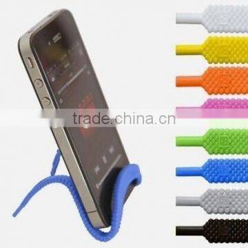 Silicone Cable Holder&shoelace Shaped Silicone Cable Tie&silicone Phone Stand photo-3