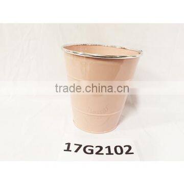 China Manufacturer Custom Different Sizes Half Round Container Garden Pot for Flower Made From Zinc Metal Iron photo-3