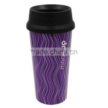 Cheap Coloful Different Types of Coffee Cups With Lid, IML China Custom Plastic Tumbler photo-6