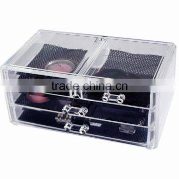 Clear Acrylic 4 Drawers Cosmetic Holder Container Makeup Box Organizer photo-4
