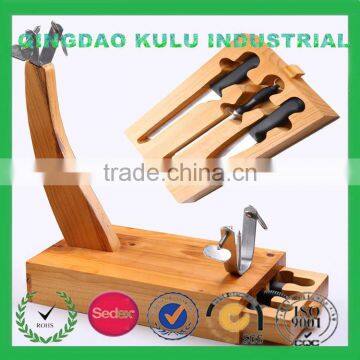 oak wood ham holder with drawer for sale