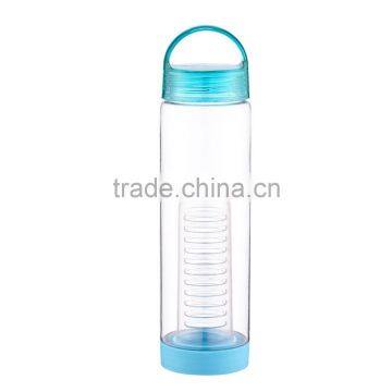 BPA Free Proof Tritan Fruit Infuser Sports Water Bottle With Easy Carrying Handle(Multiple Colors) photo-2