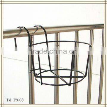 Metal black wire basket